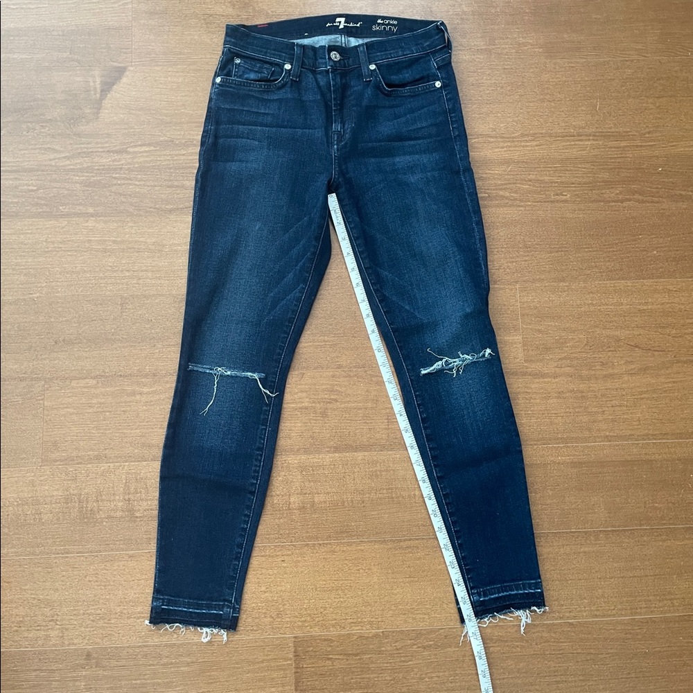 7 for All Mankind Ankle Skinny Jeans size 27